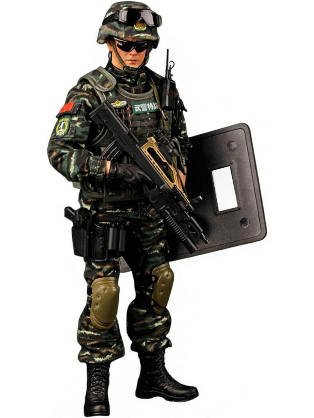 12" Military Action Figures Set with Weapons & Accessories - 1/6 Scale Soldier